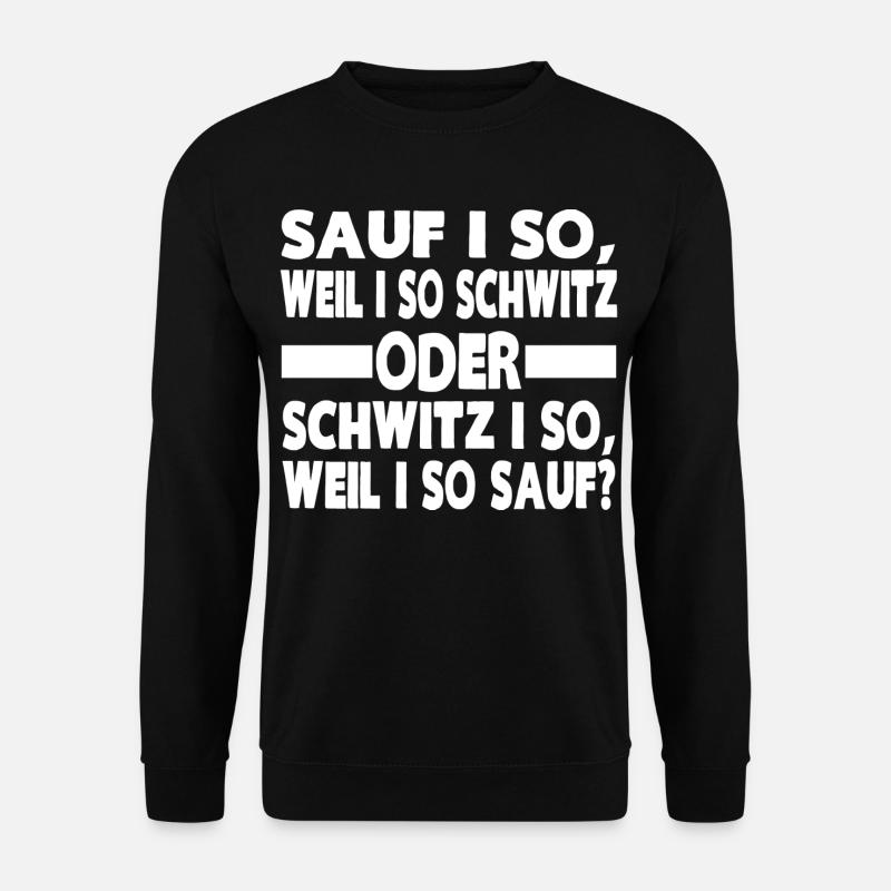 SAUF I SO - Unisex Pullover - Schwarz