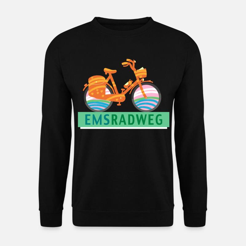 Emsradweg - Unisex Pullover - Schwarz