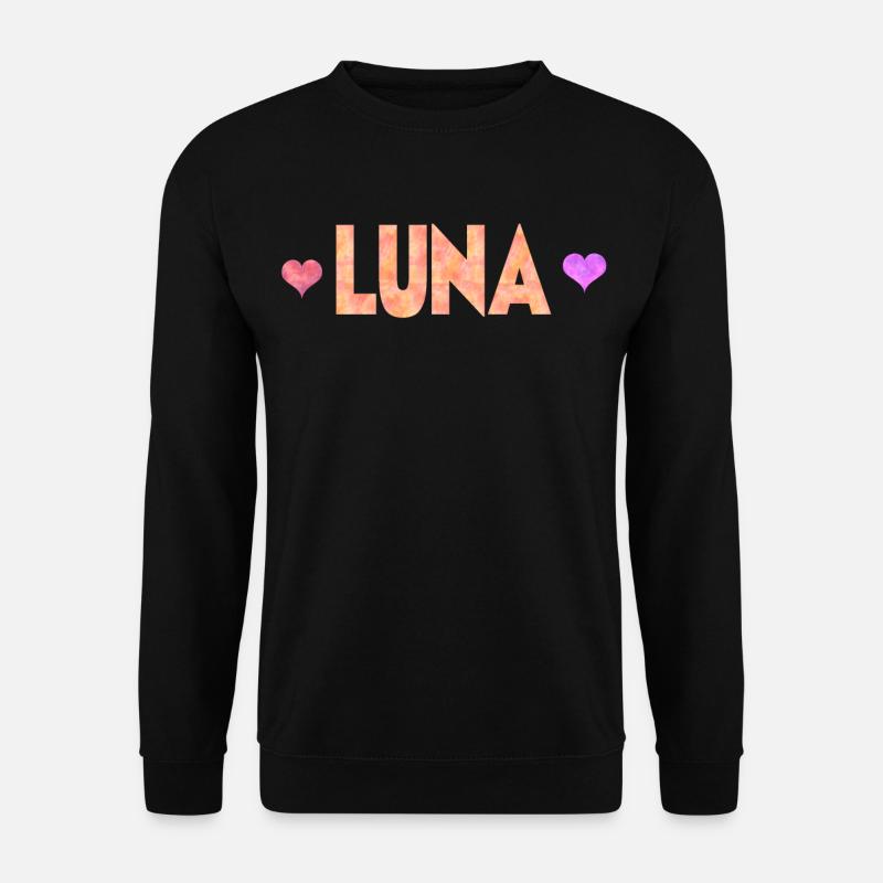 Luna - Unisex Pullover - Schwarz