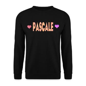 Pascale - Sweat-shirt Unisexe - noir - Devant - Alina (178cm) & Michal (187cm)