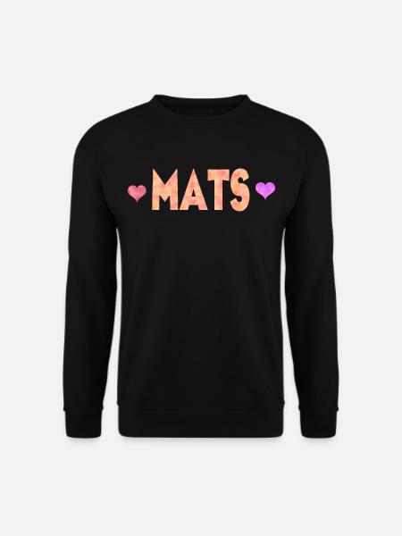 Mats - Unisex Pullover - Schwarz