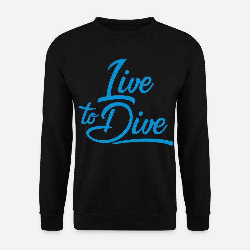 Tauchen - Unisex Pullover - Schwarz