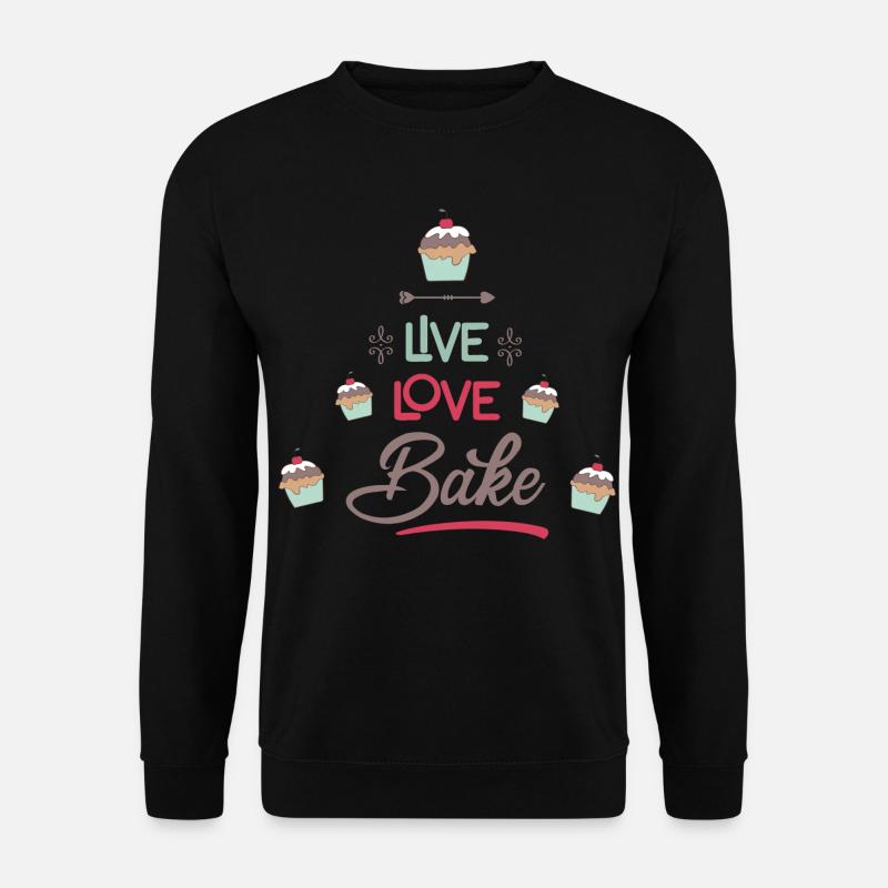 to bake - Unisex Sweatshirt - black