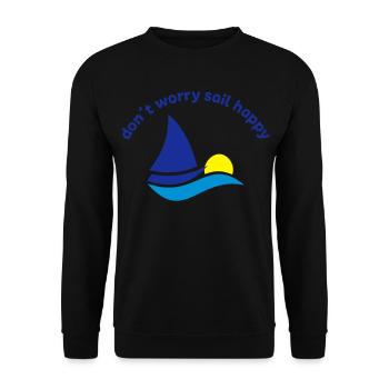 sailor - Unisex Sweatshirt - black - Front - Alina (178cm) & Michal (187cm)