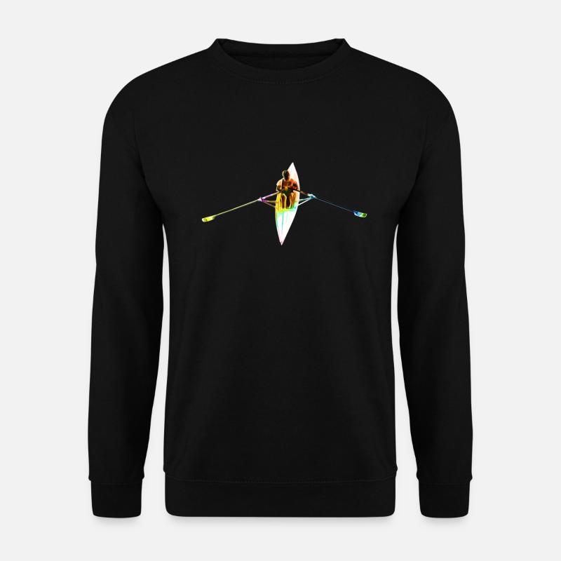 Colorful rower - Unisex Sweatshirt - black