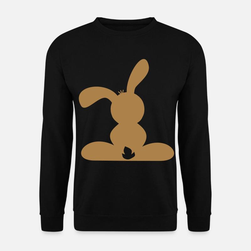 Hase - Unisex Pullover - Schwarz