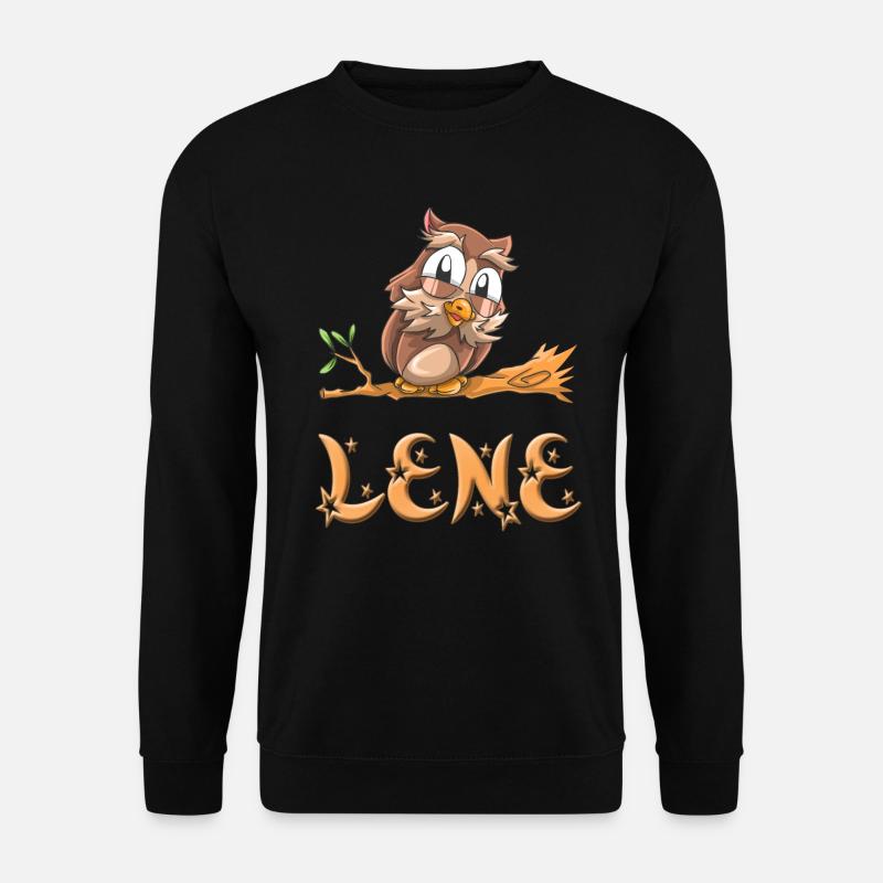 Owl Lene - Unisex Sweatshirt - black