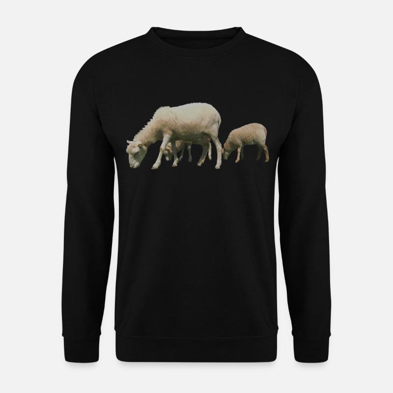 sheep - Unisex Sweatshirt - black
