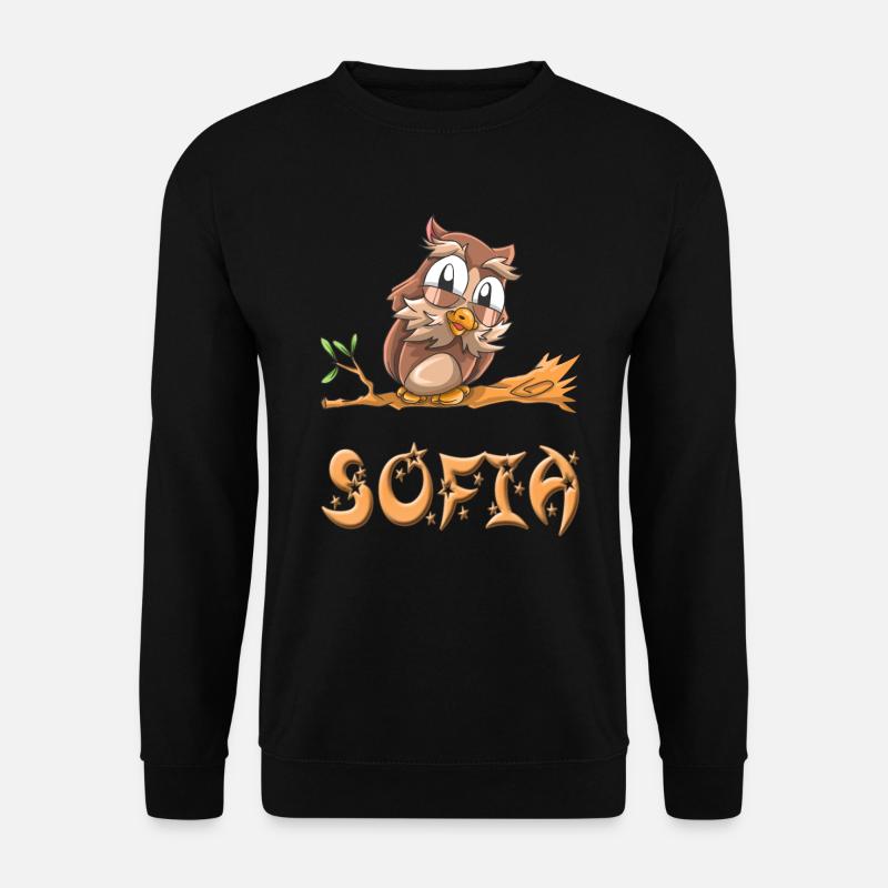 Owl Sofia - Unisex Sweatshirt - black