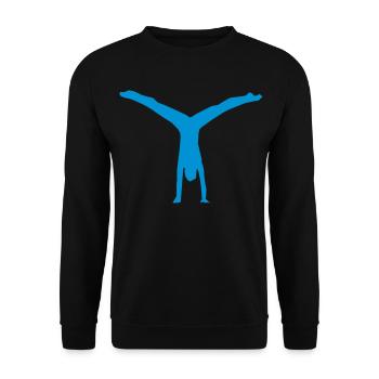 sport - Sweat-shirt Unisexe - noir - Devant - Alina (178cm) & Michal (187cm)