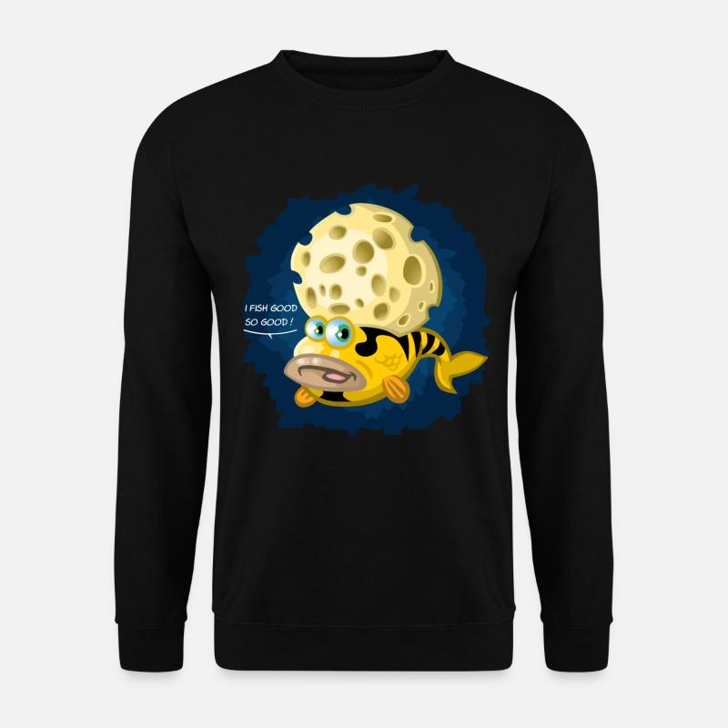 Funky Fisch - Unisex Pullover - Schwarz