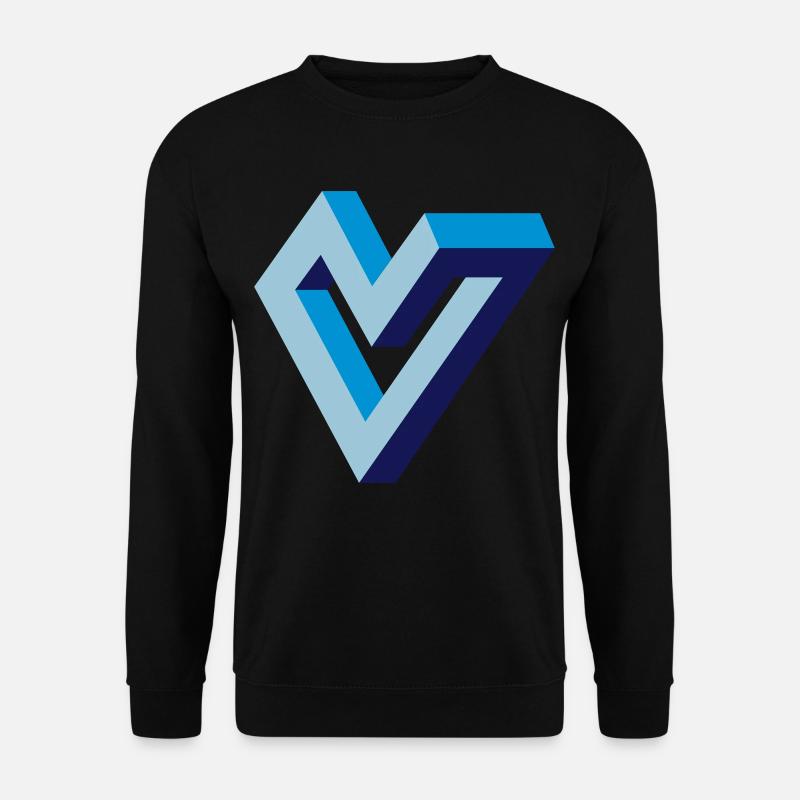 Unmoegliches Herz - Unisex Pullover - Schwarz