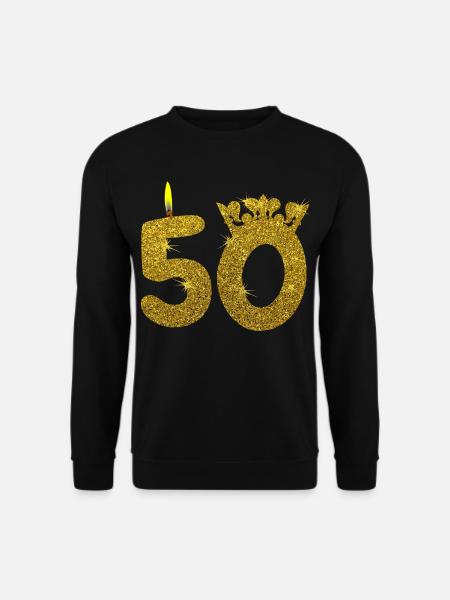 50. Geburtstag 50 Jahre Jubiläum Geschenk - Unisex Pullover - Schwarz