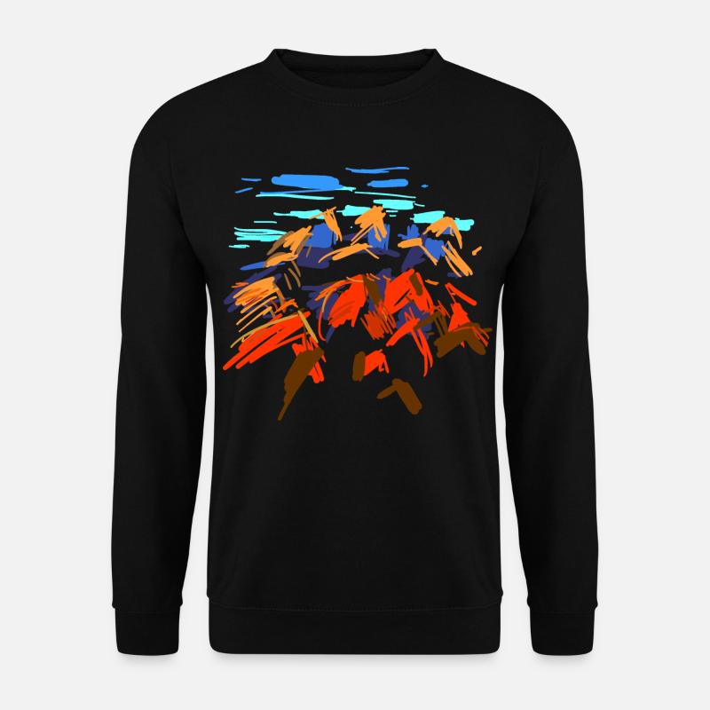 Berge - Unisex Pullover - Schwarz