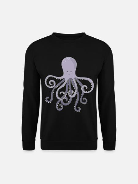 Cadeau de fruits de mer Octopus Octopus Octopus - Sweat-shirt Unisexe - noir