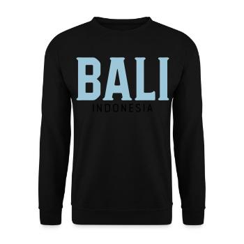 Bali - Unisex Sweatshirt - black - Front - Alina (178cm) & Michal (187cm)