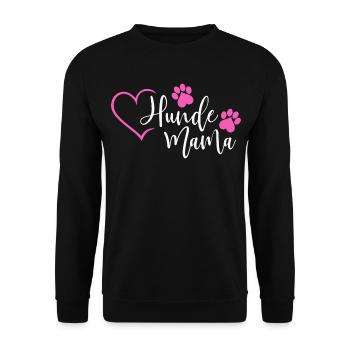 Chiens Maman Chien Maman Chien - Sweat-shirt Unisexe - noir - Devant - Alina (178cm) & Michal (187cm)