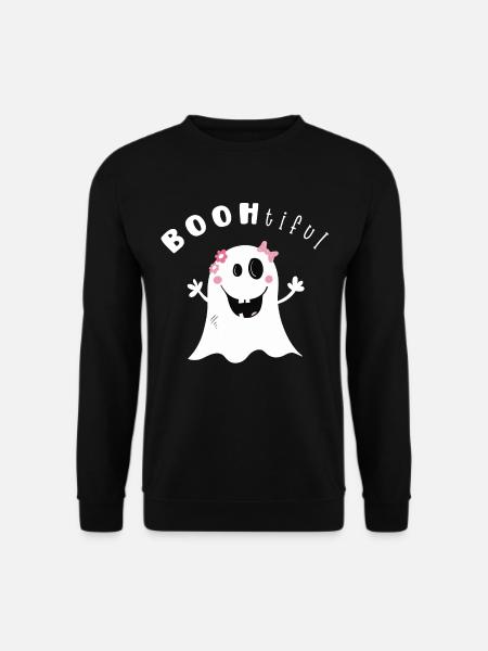 BOOtifil Ghost Hour I Girl Halloween - Unisex Sweatshirt - black