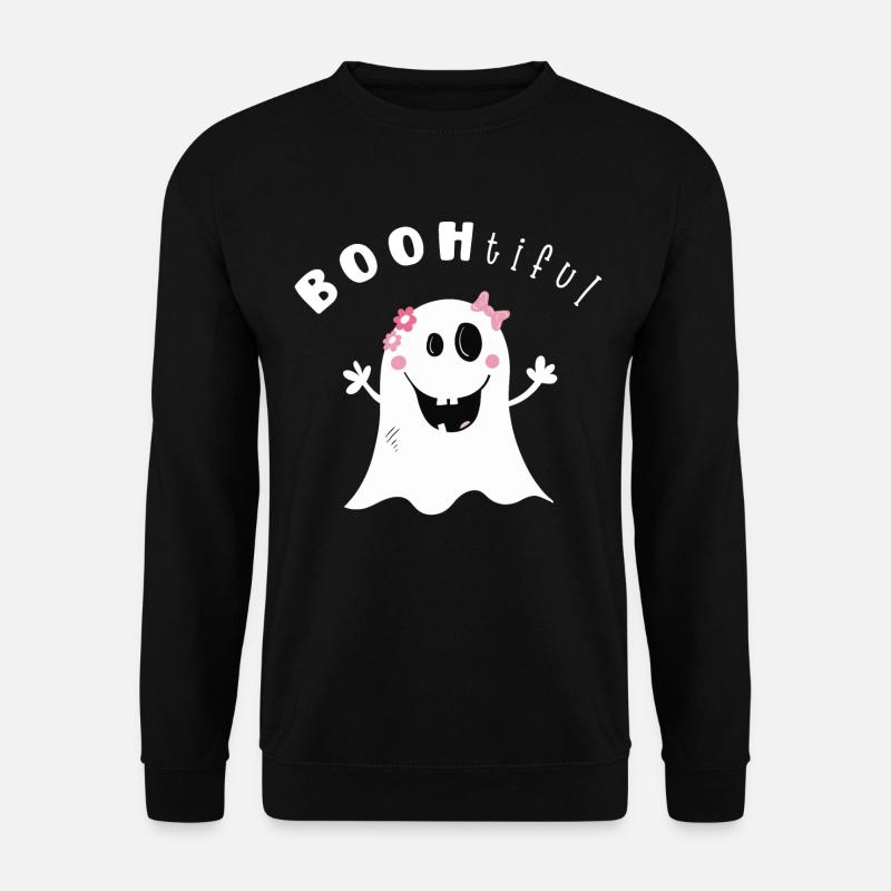 BOOtifil Geisterstunde I Mädchen Halloween - Unisex Pullover - Schwarz