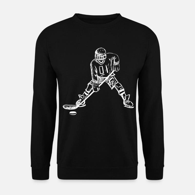 Cooler Eishockey Spieler I Hockey Geschenk - Unisex Pullover - Schwarz