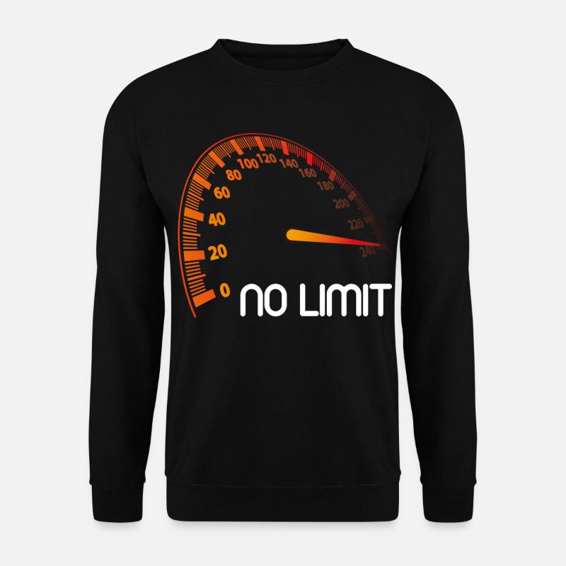 Speedometer - No Limit - Unisex Sweatshirt - black