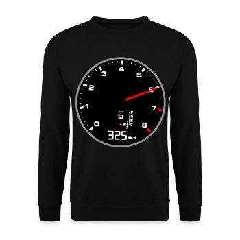 Tacho | No Limit | Speed Race | Racing - Unisex Pullover - Schwarz - Vorne - Alina (178cm) & Michal (187cm)