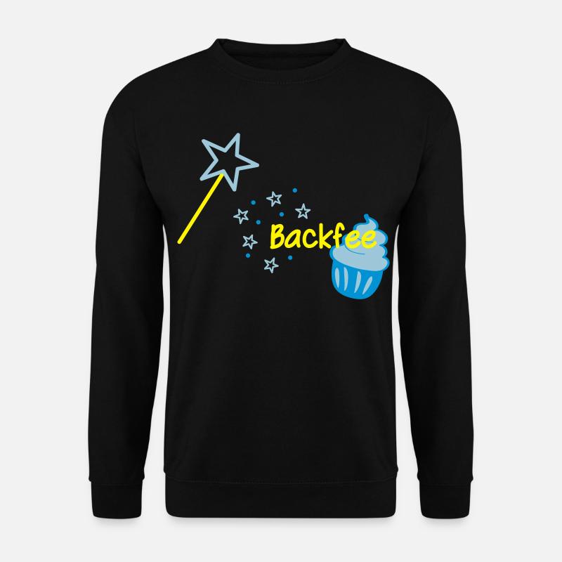 Cupcaki Backfee - Unisex Pullover - Schwarz