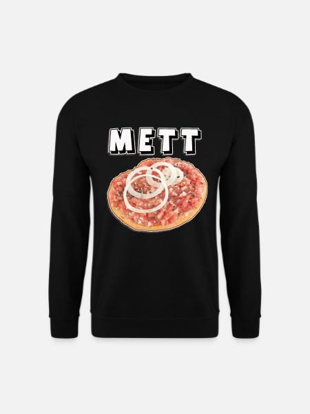 Pop Art Mettbrötchen t-shirt mett Fan Minced Meat - Unisex Sweatshirt - black
