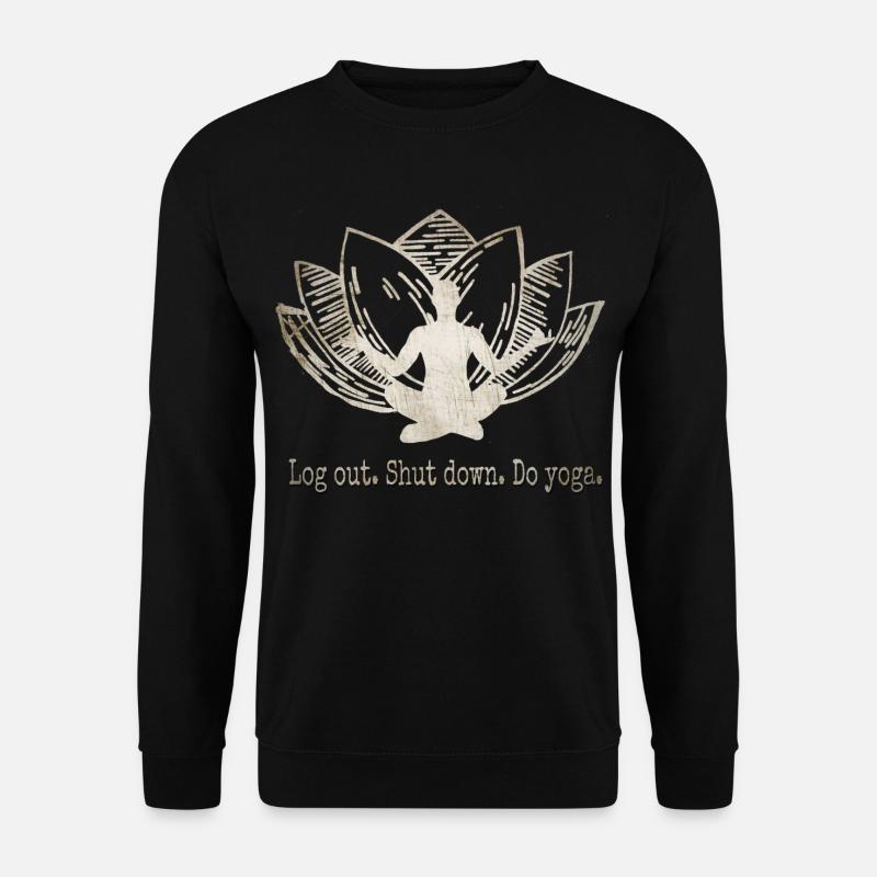 Yoga - Unisex Pullover - Schwarz