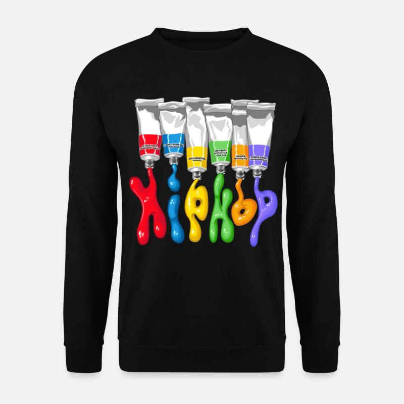 Hip Hop Rohre - Unisex Pullover - Schwarz
