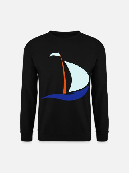 sailboat - Unisex Sweatshirt - black
