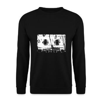 Music cassette - Unisex Sweatshirt - black - Front - Alina (178cm) & Michal (187cm)