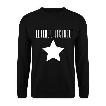 Living legend - Unisex Sweatshirt - black - Front - Alina (178cm) & Michal (187cm)