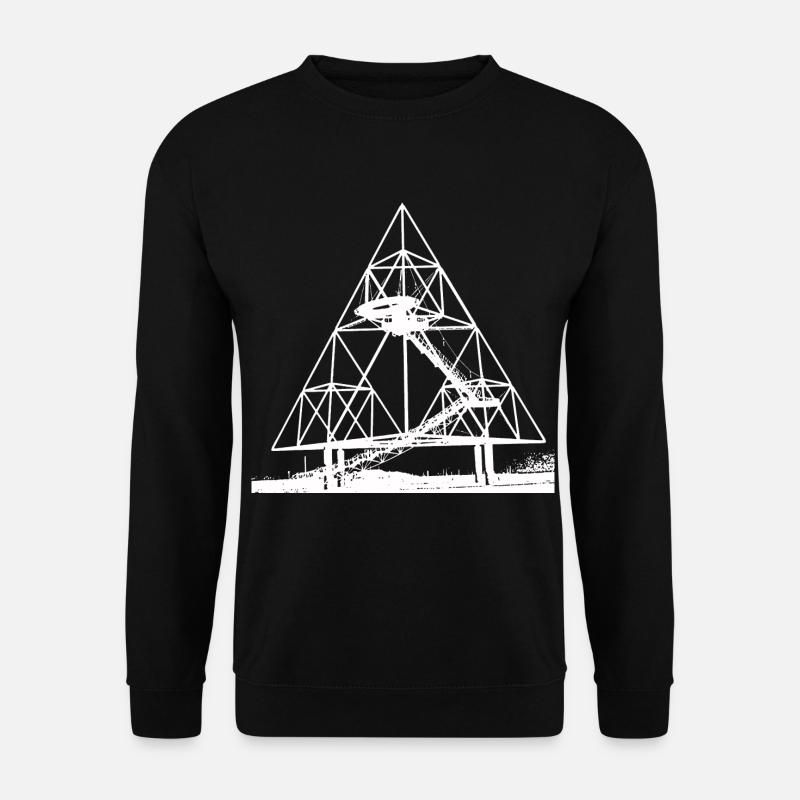 TETRAEDER WEISS - Unisex Pullover - Schwarz