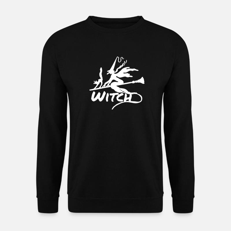 Fliegende Hexe - Unisex Pullover - Schwarz