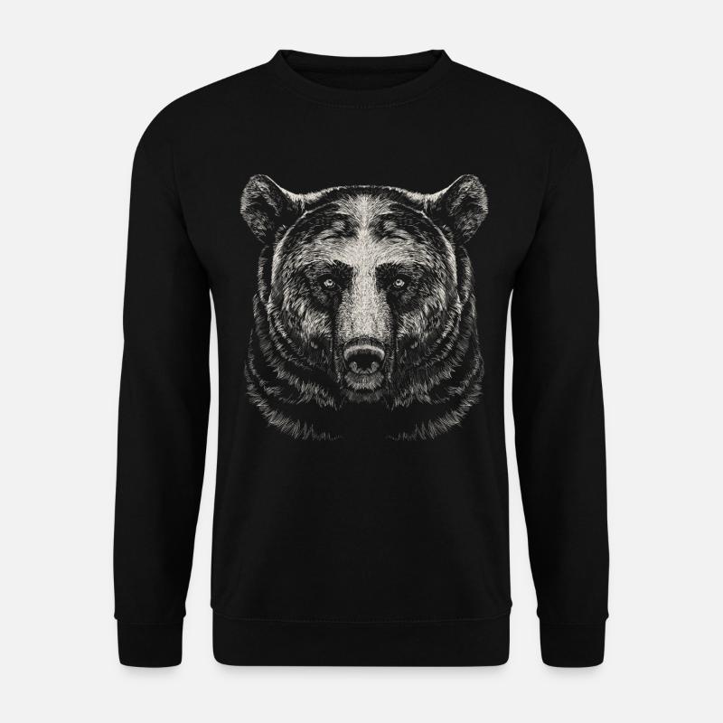 Bear - Unisex Sweatshirt - black