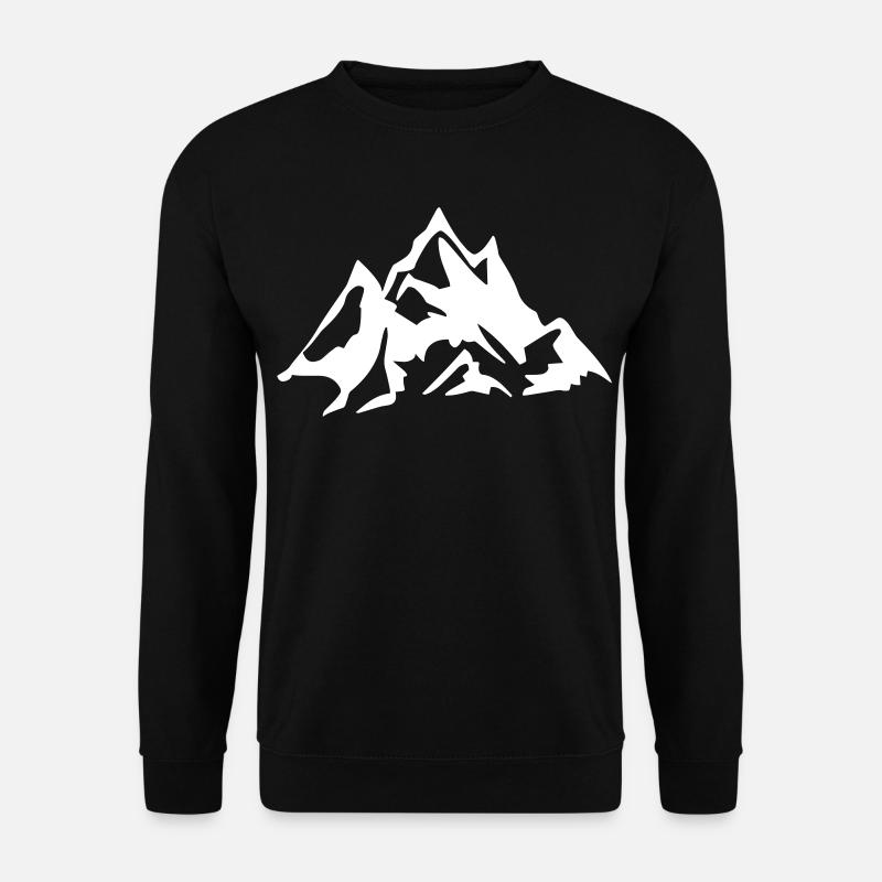 Berge - Gebirge - Unisex Pullover - Schwarz