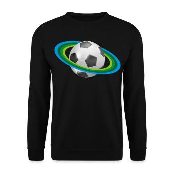 Le football, le soccer, - Sweat-shirt Unisexe - noir - Devant - Alina (178cm) & Michal (187cm)