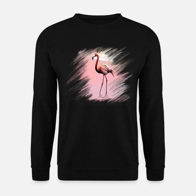 flamingo - Unisex Sweatshirt - black