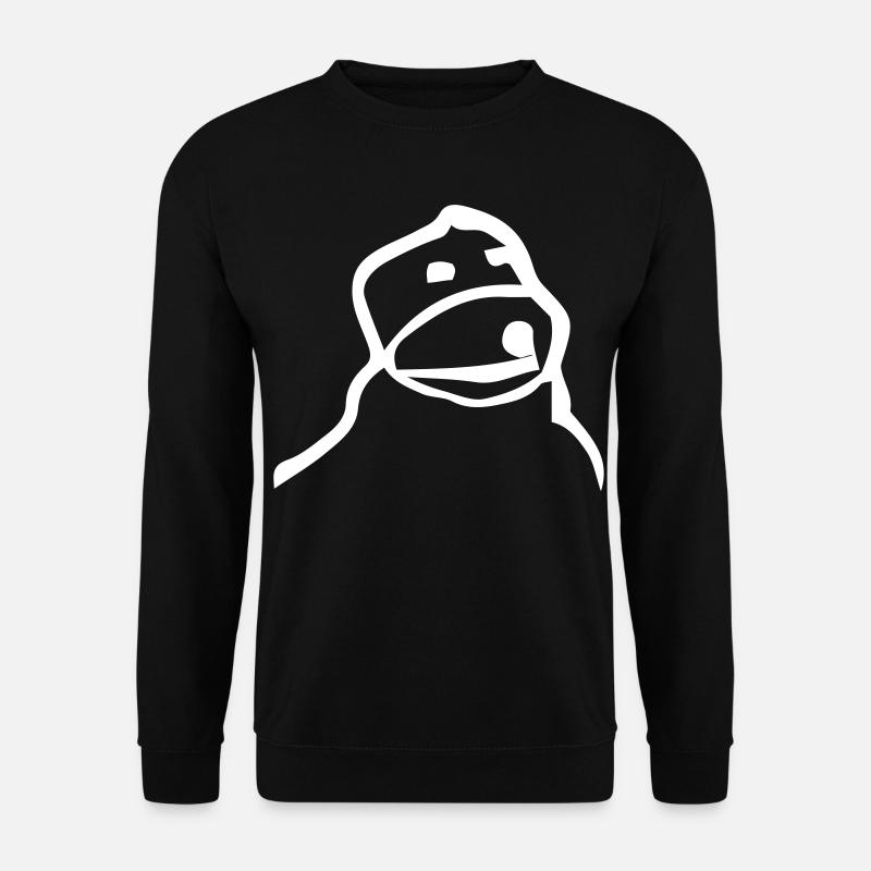 Flat Eric - Unisex Pullover - Schwarz