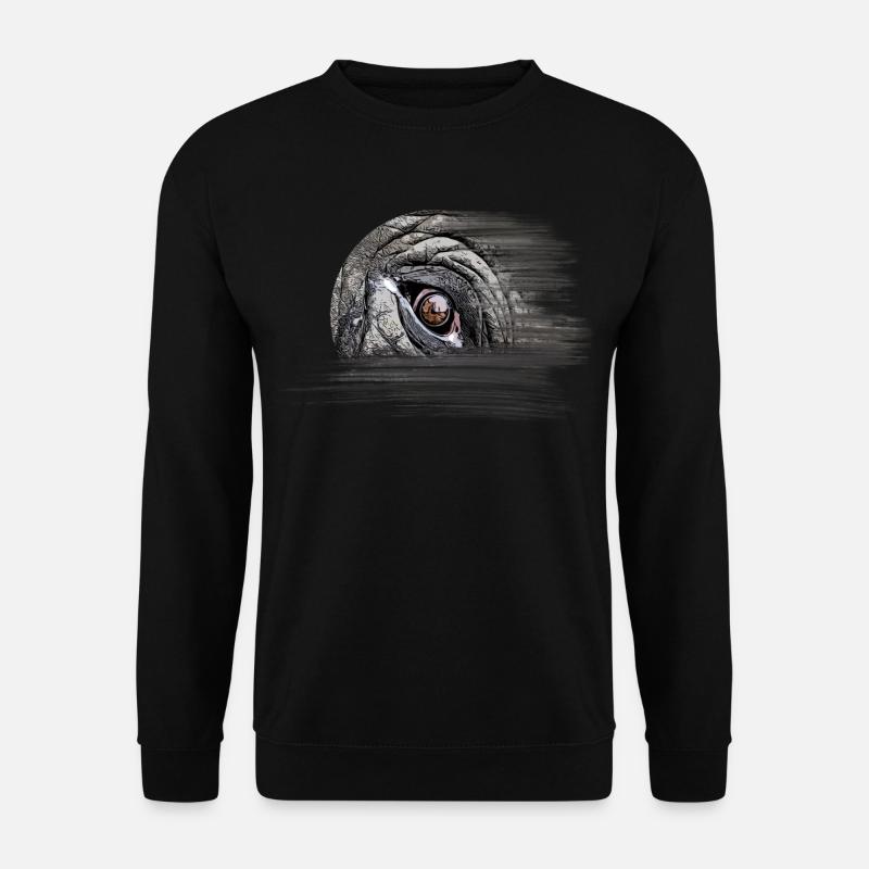 Elefant - Unisex Pullover - Schwarz