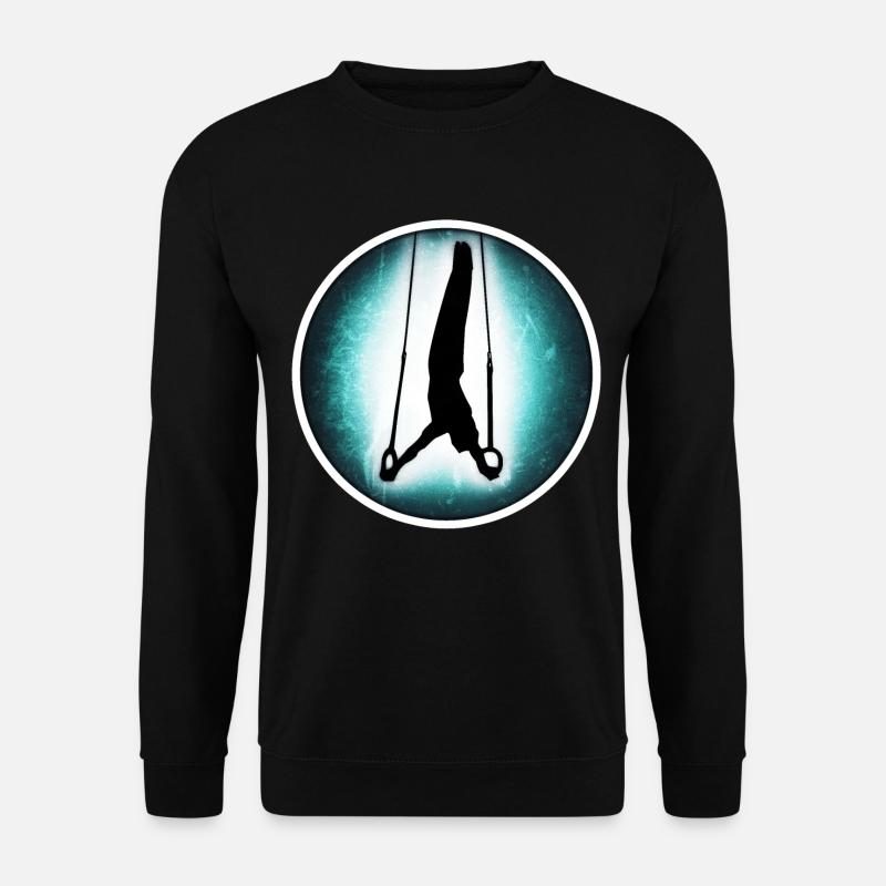 Turnen - Ringe - Unisex Pullover - Schwarz
