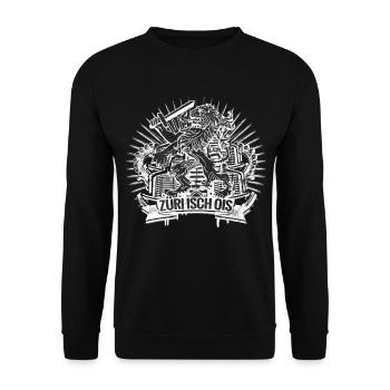 Zurich - Zurich - Unisex Sweatshirt - black - Front - Alina (178cm) & Michal (187cm)