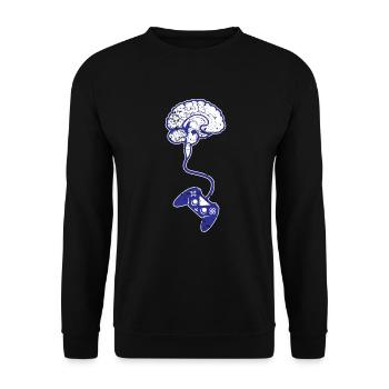 Gaming Gaming Gaming Gaming Gaming Gaming Gaming - Unisex Sweatshirt - black - Front - Alina (178cm) & Michal (187cm)