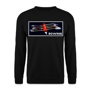 Rudersport - Rudern - Unisex Pullover - Schwarz - Vorne - Alina (178cm) & Michal (187cm)
