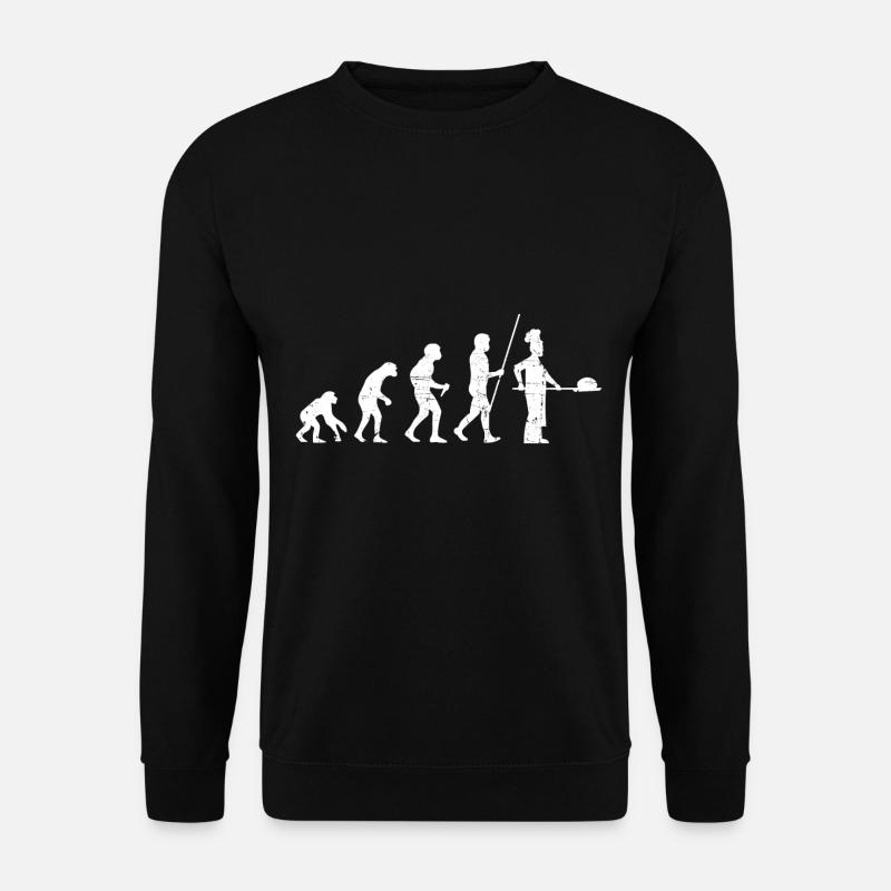 Bäcker Evolution Distressed Look - Unisex Pullover - Schwarz