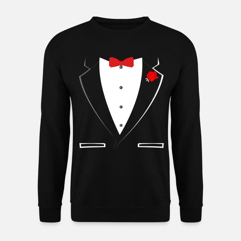 Tuxedo Gentleman Style - Unisex Sweatshirt - black