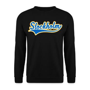 Stockholm Swoosh - Sweat-shirt Unisexe - noir - Devant - Alina (178cm) & Michal (187cm)