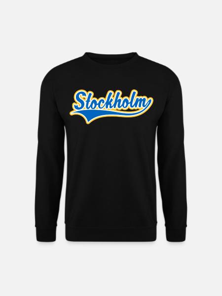 Stockholm Swoosh - Unisextröja - svart