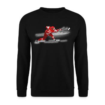 Hockey - Sweat-shirt Unisexe - noir - Devant - Alina (178cm) & Michal (187cm)